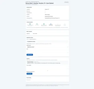 Application received status